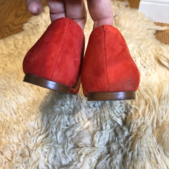 Madewell Arielle d’Orsay suede red flat - Picture 3 of 4